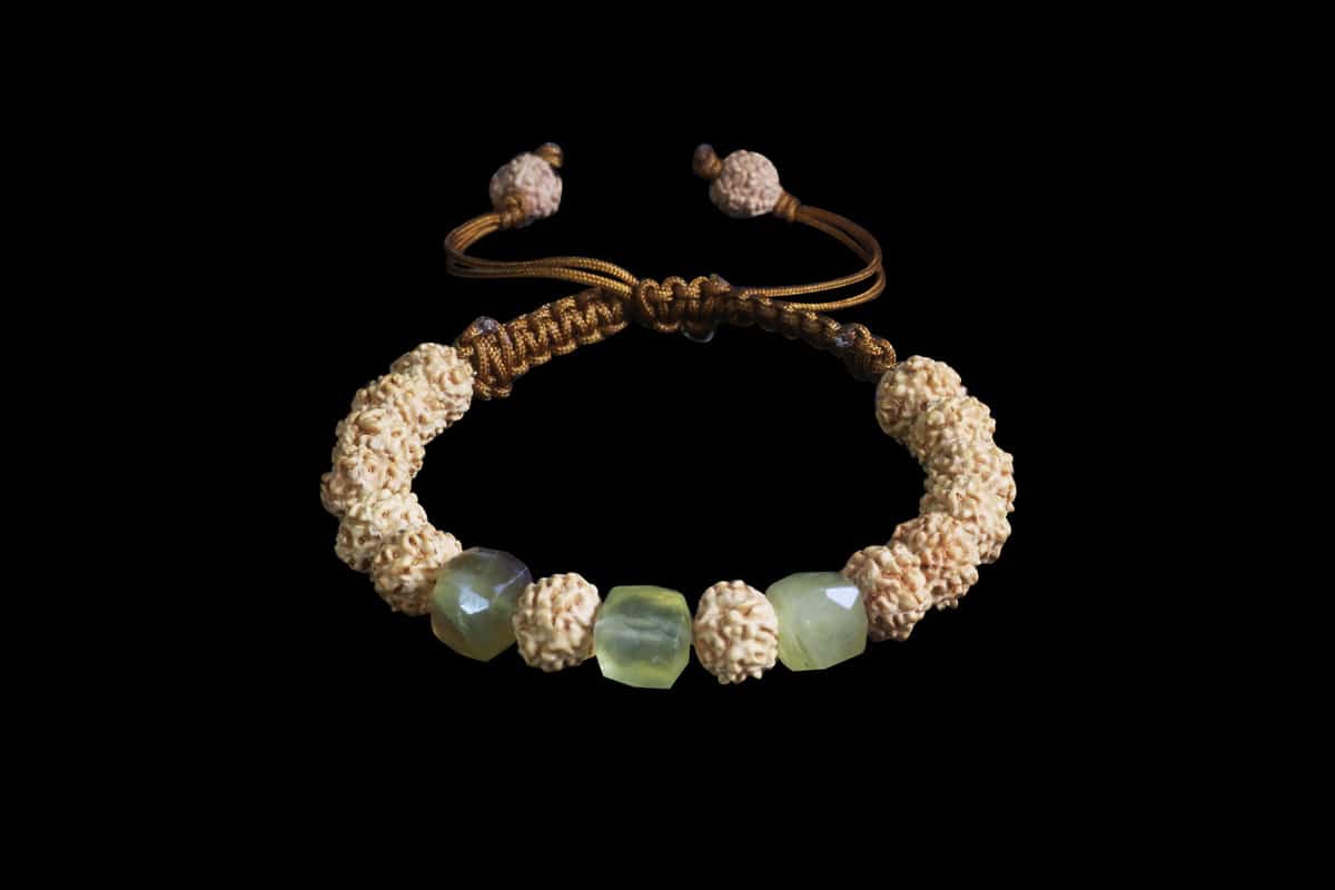 Rudraksha et citrine