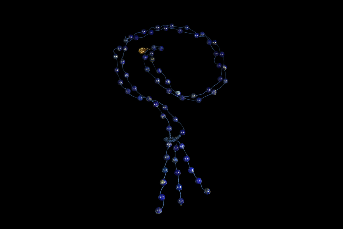 Macramé Lapis lazuli