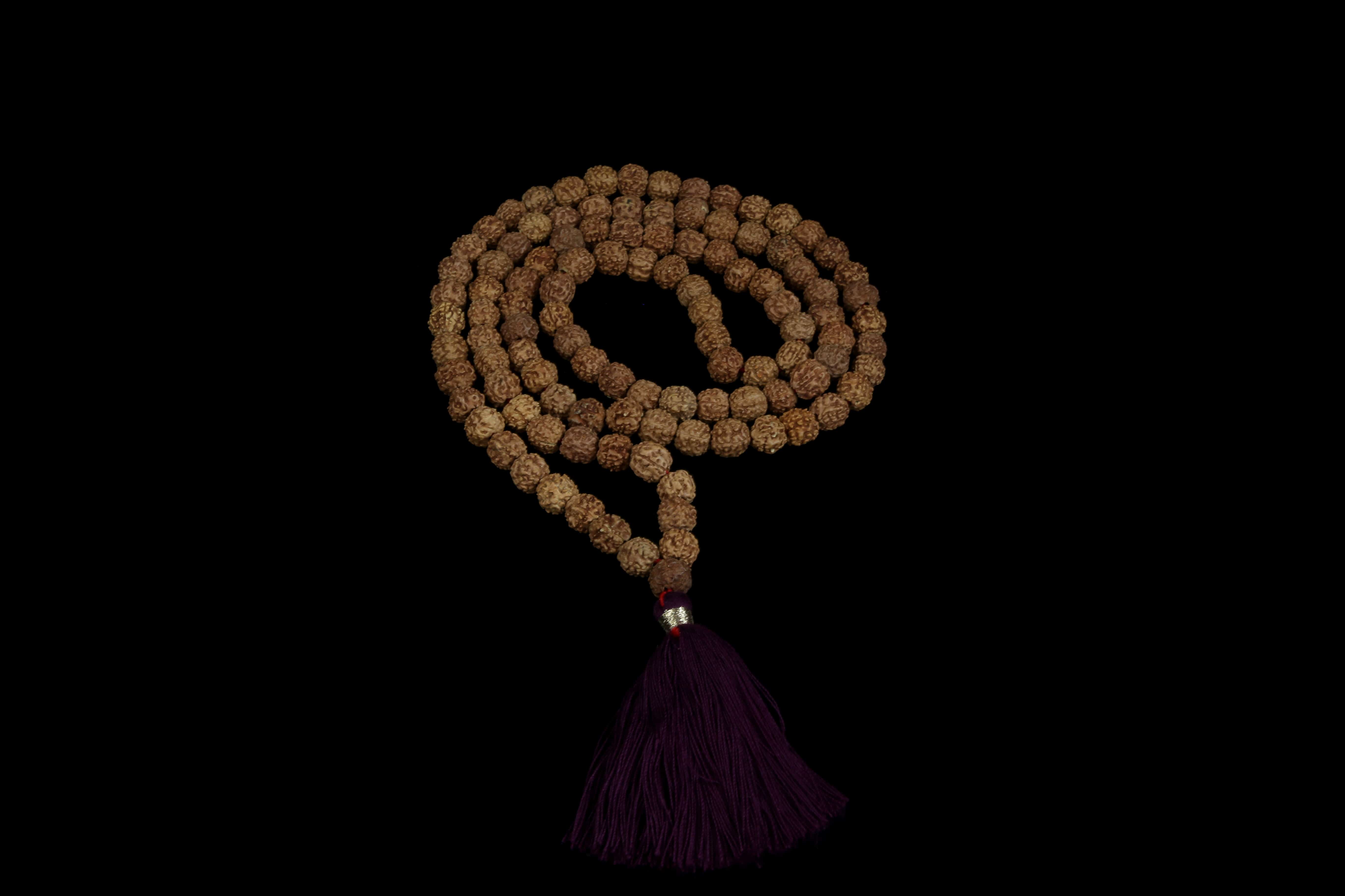 Rudraksha 11mm violet