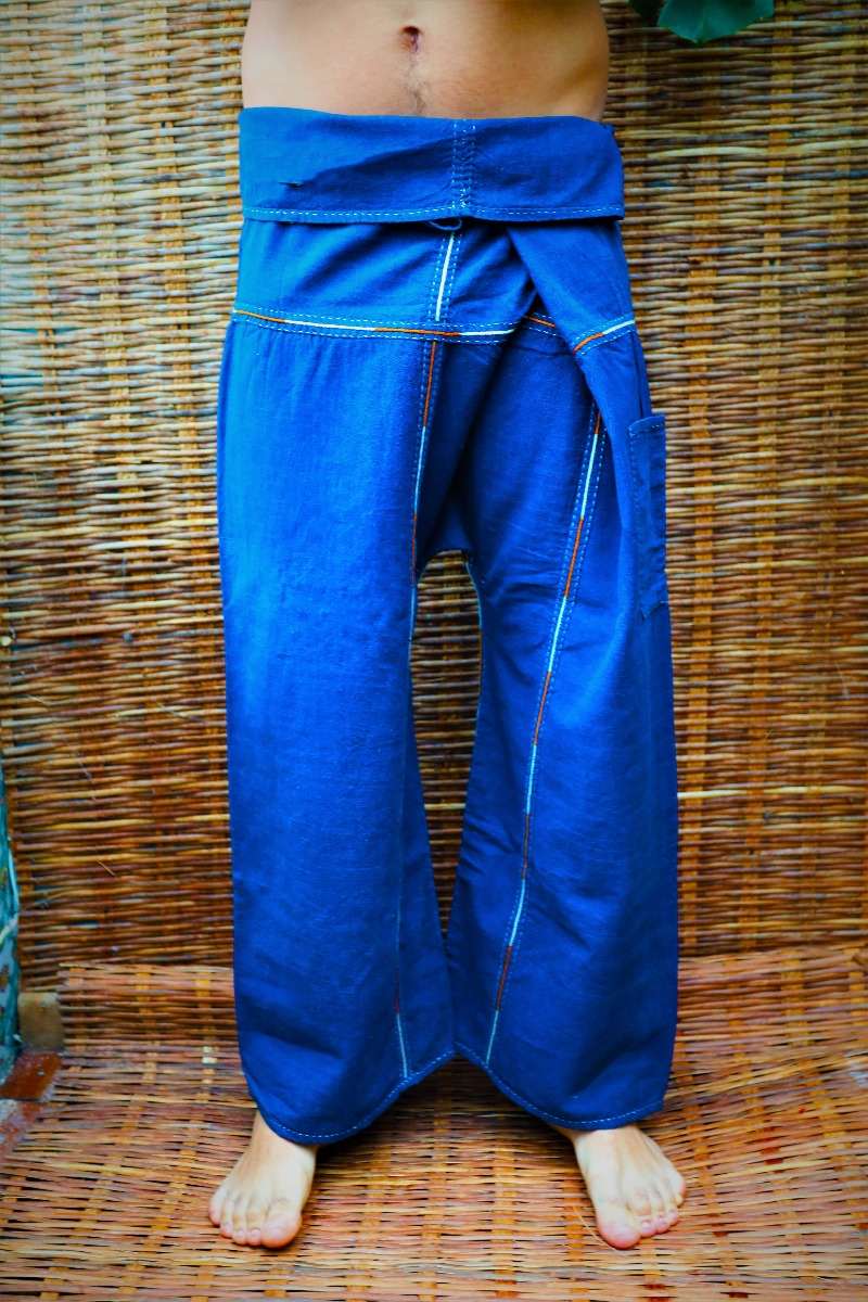 Pantalon Thai Couture Indigo