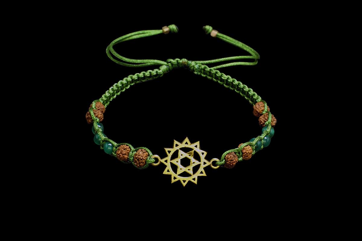 Rudraksha et aventurine