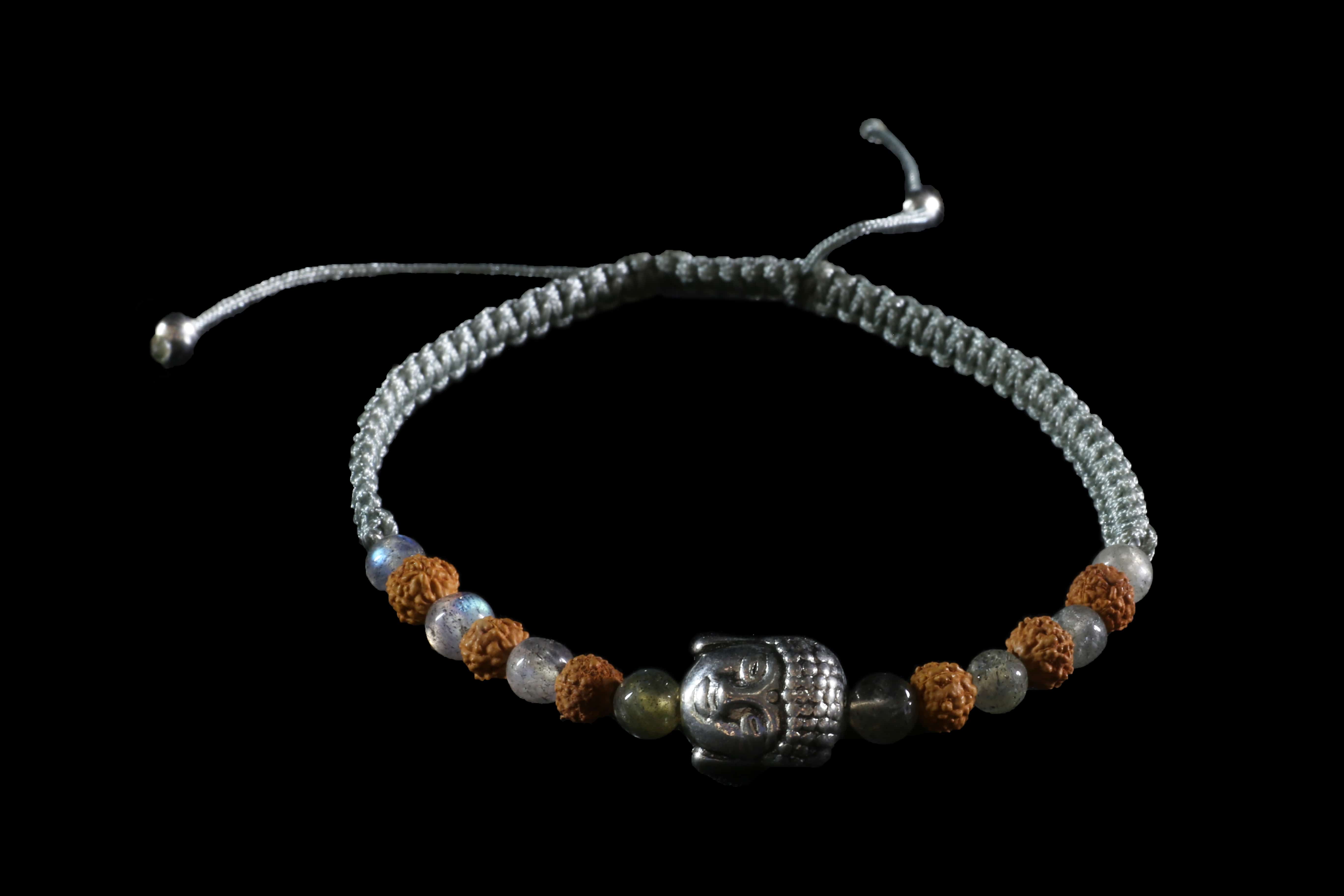 Tête bouddha labradorite